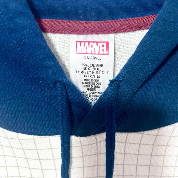 Marvel AVENGERS Hoodie in Blue and White XXL - Picture 3 of 10